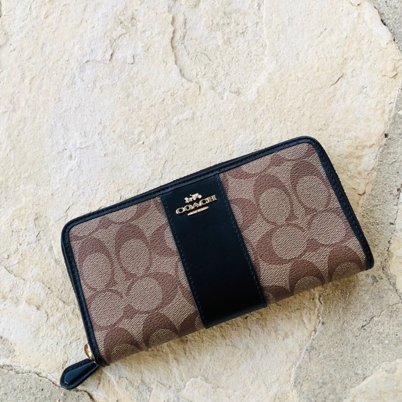 NWT Coach Signature lg Ava tote&wallet&wristlet - Picture 4 of 7